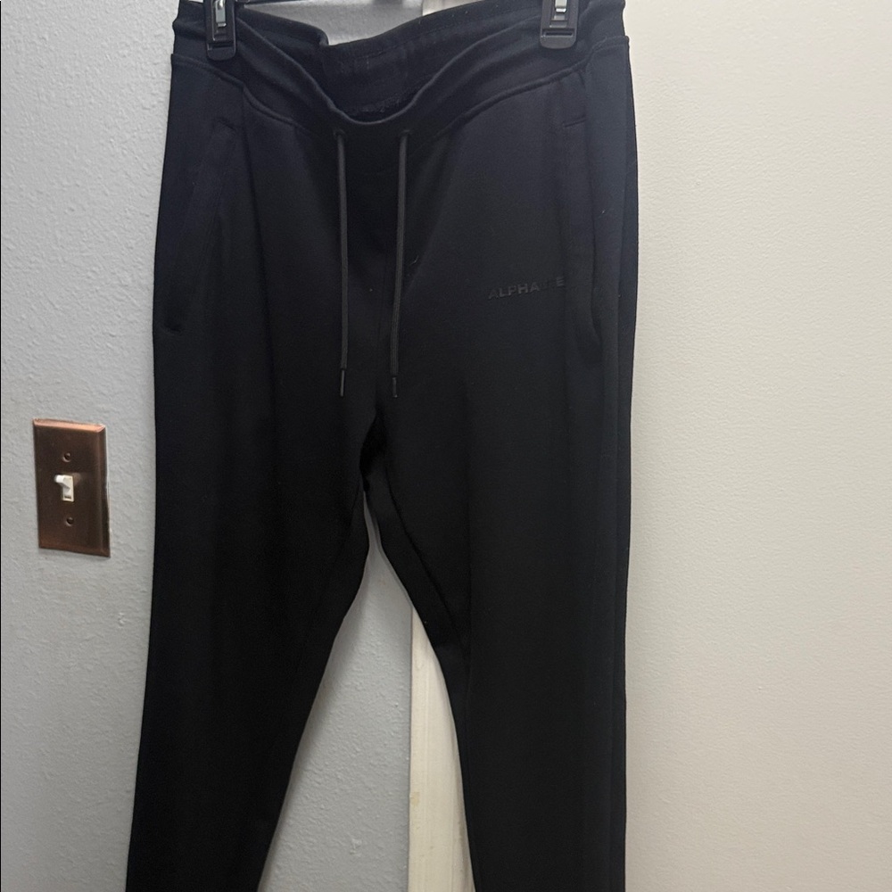 Alphalete Black Men's Joggers with Elastic Drawstring